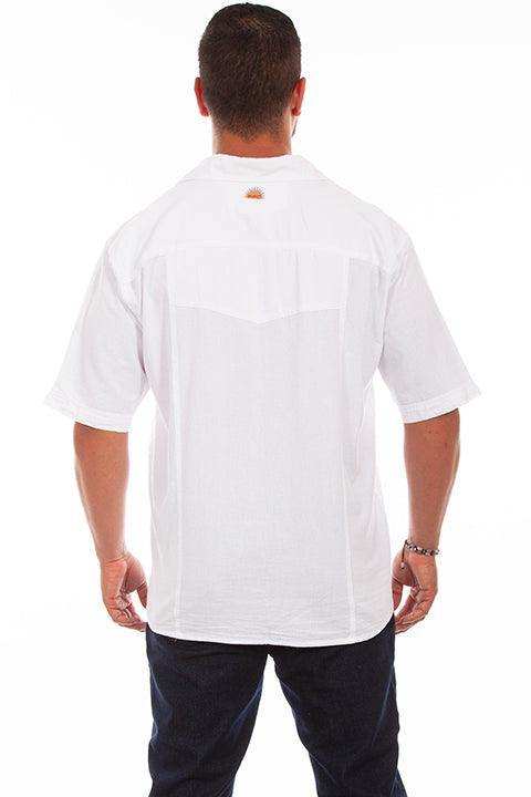 Scully WHITE MENS TRAC SHIRT - Scully Leather - Flyclothing LLC