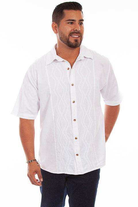 Scully WHITE MENS TRAC SHIRT - Scully Leather - Flyclothing LLC