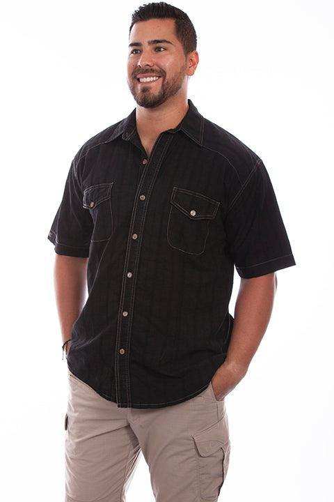 Scully BLACK BEACHWOOD SHIRT - Scully Leather - Flyclothing LLC