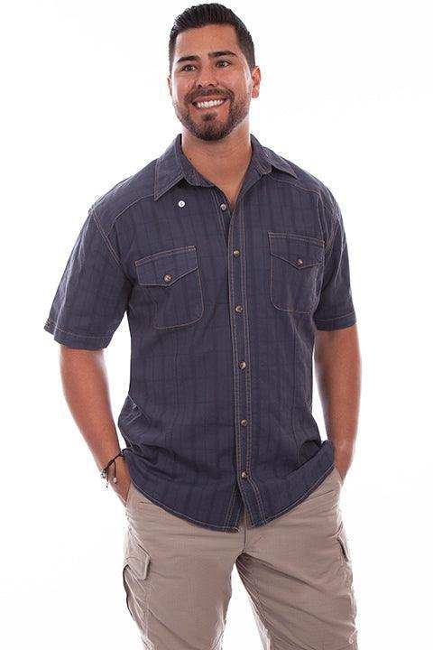 Scully VALLARTA BLUE BEACHWOOD SHIRT - Scully Leather - Flyclothing LLC