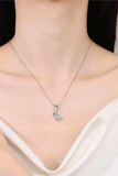 1.3 Carat Moissanite 925 Sterling Silver Necklace - Trendsi - Flyclothing LLC