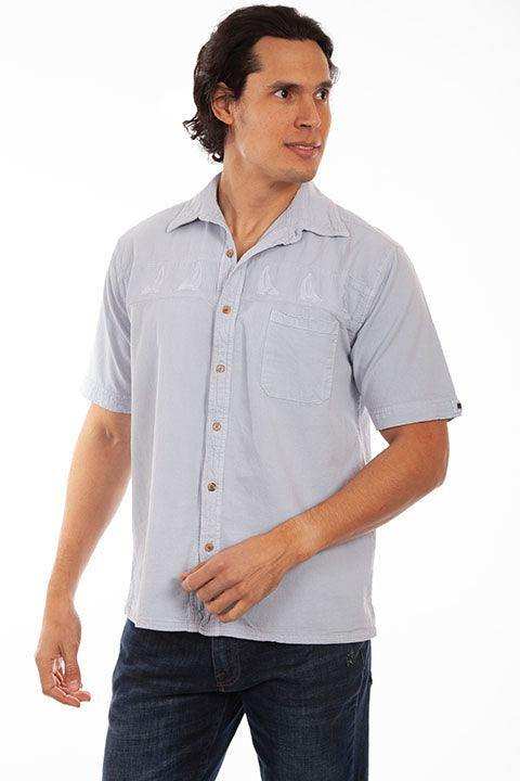 Scully ICE GREY SAIL AWAY SS - Scully Leather - Flyclothing LLC