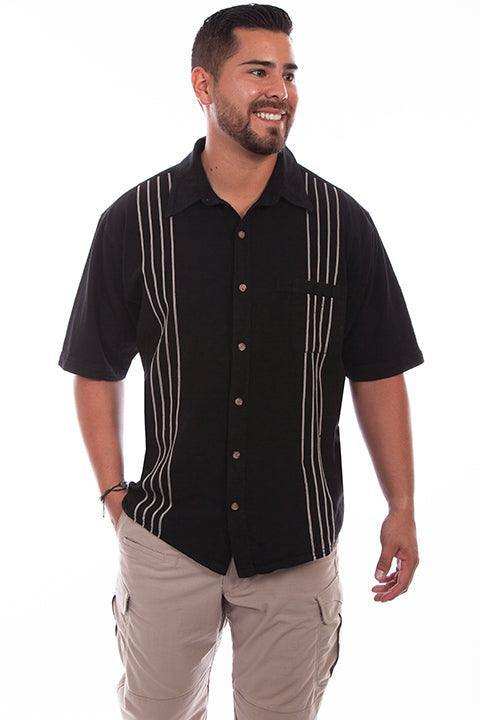 Scully BLACK SHIRT CASE SS - Scully Leather - Flyclothing LLC