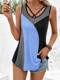 Color Block Tank Top - Trendsi - Flyclothing LLC