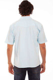 Scully AQUA SKY LONGBOAT KEY EMBROIDERED SHIRT - Scully Leather - Flyclothing LLC