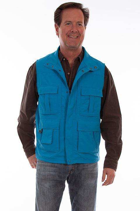 Scully COASTAL MULTI POCKET MEN'S VEST - Scully Leather - Flyclothing LLC