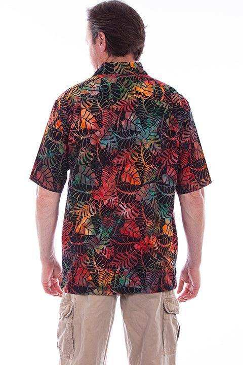 Scully SUNSET MEN'S S/S BOLD FLORAL BATIK SHIRT - Scully Leather - Flyclothing LLC