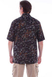 Scully NIGHT MEN'S S/S NIGHT SKY BATIK SHIRT - Scully Leather - Flyclothing LLC