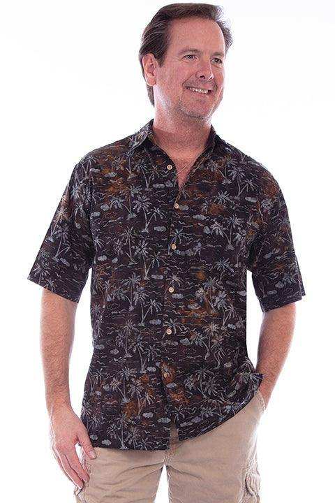 Scully NIGHT MEN'S S/S NIGHT SKY BATIK SHIRT - Scully Leather - Flyclothing LLC