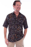 Scully NIGHT MEN'S S/S NIGHT SKY BATIK SHIRT - Scully Leather - Flyclothing LLC