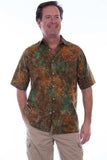 Scully OUTBACK MEN'S S/S BLOCK BATIK SHIRT - Scully Leather - Flyclothing LLC