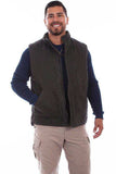 Scully CHARCOAL MEN'S CANVAS VEST - Scully Leather - Flyclothing LLC