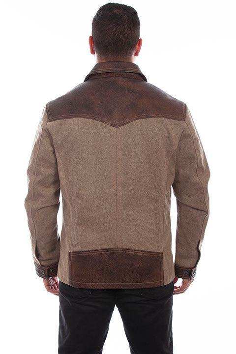 Scully Leather Brown Zip Front Jacket - Scully Leather - Flyclothing LLC
