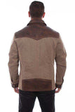 Scully Leather Brown Zip Front Jacket - Scully Leather - Flyclothing LLC