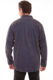 Scully BLUE Y/D CORDUROY SHIRT - Scully Leather - Flyclothing LLC