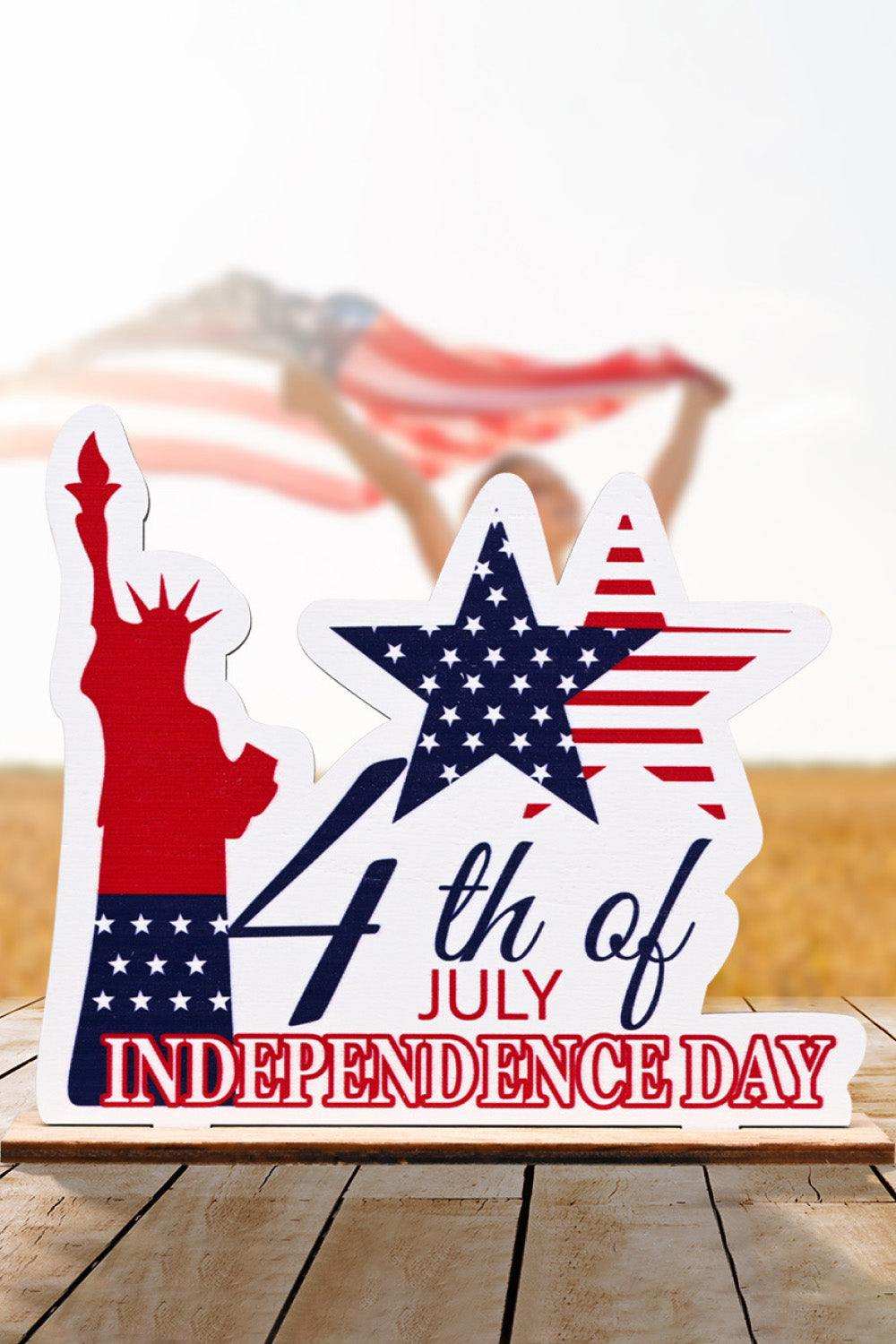 Independence Day Plywood Decor Ornament - Trendsi - Flyclothing LLC