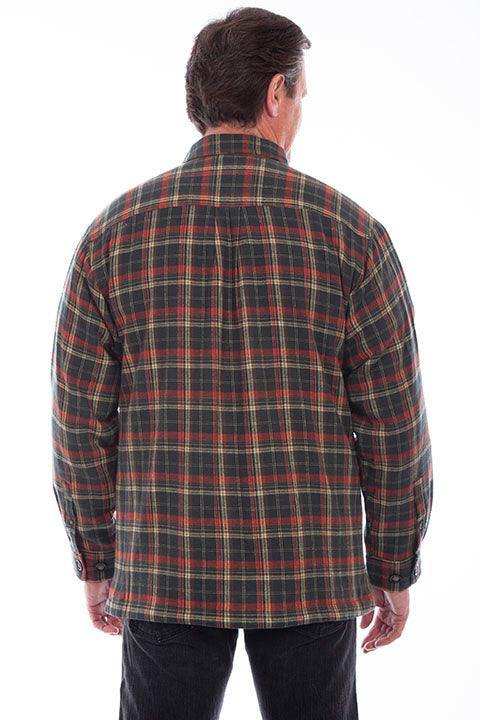 Scully FOREST SHERPA LINED FLANNEL SHIRT/JACKET - Scully Leather - Flyclothing LLC