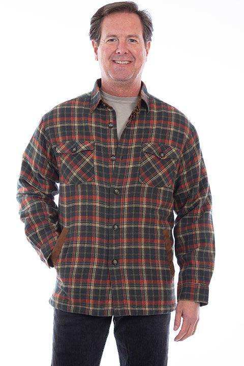 Scully FOREST SHERPA LINED FLANNEL SHIRT/JACKET - Scully Leather - Flyclothing LLC