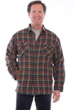 Scully FOREST SHERPA LINED FLANNEL SHIRT/JACKET - Scully Leather - Flyclothing LLC