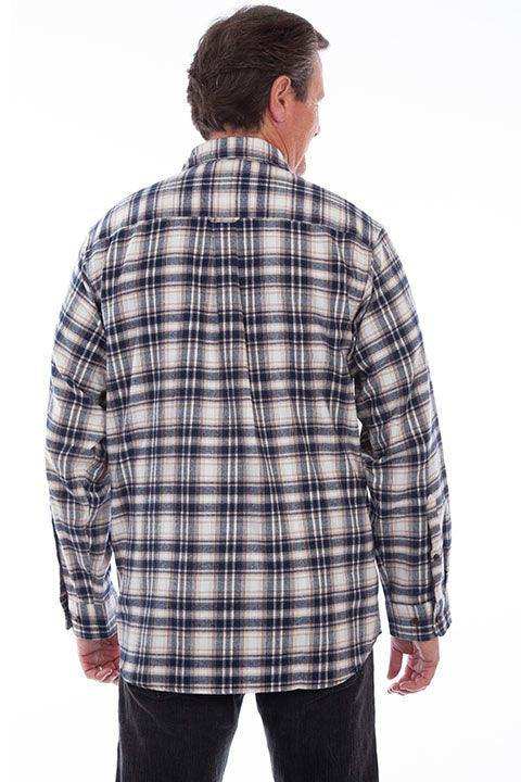 Scully NAVY FLANNEL SHIRT - Scully Leather - Flyclothing LLC