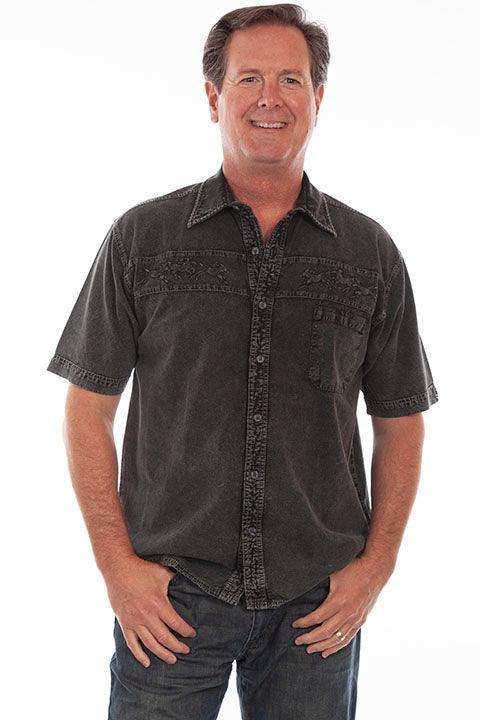 Scully Running Horses Embroidered Shirt - Scully Leather - Flyclothing LLC