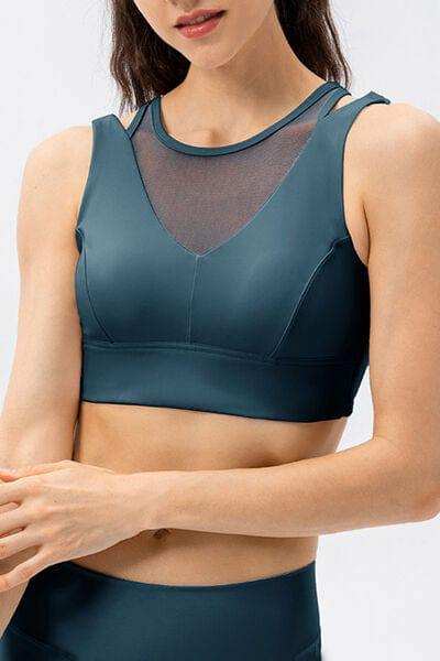 Cutout Wide Strap Active Tank - Trendsi - Flyclothing LLC