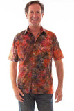 Scully Leather Farthest Point Currant S/S Batik Tribal Watercolors - Scully Leather - Flyclothing LLC