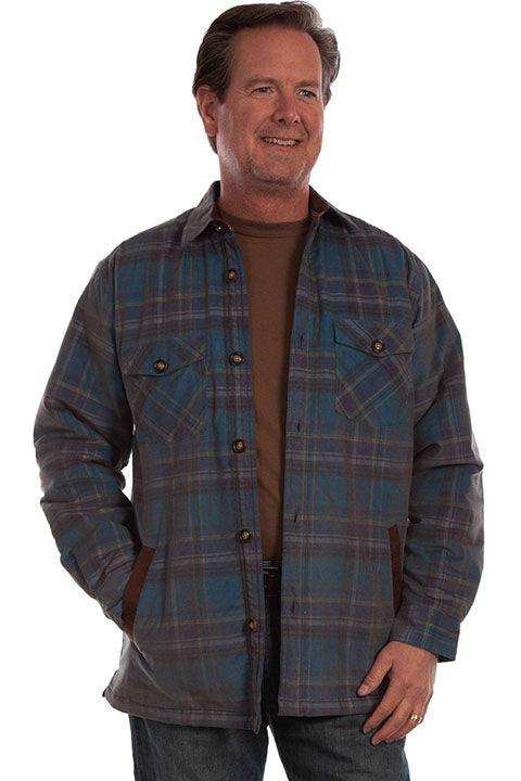 Scully Leather Farthest Point Navy Sherpa Lined Corduroy Jacket - Scully Leather - Flyclothing LLC