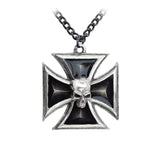 Alchemy Metal-Wear Black Knight's Cross Pendant - Alchemy Gothic - Flyclothing LLC