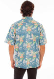 Scully Leather Farthest Point Blue Hawaiian Coconut Girl & Flowers - Scully Leather - Flyclothing LLC