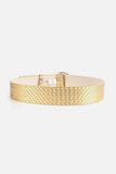PU Leather Circle Shape Buckle Belt - Trendsi - Flyclothing LLC