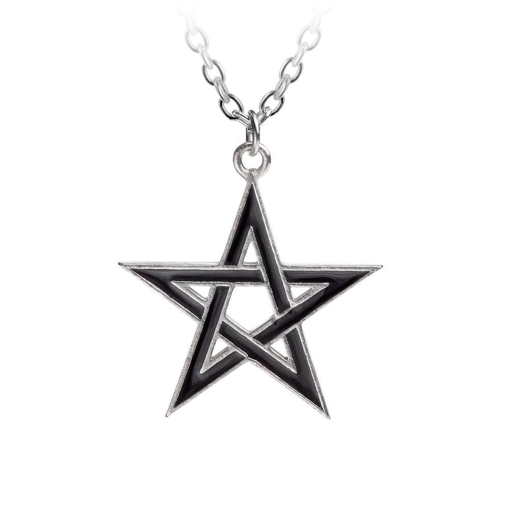 Alchemy Gothic Black Star Pendant - Flyclothing LLC