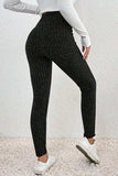 Ribbed High Waist Leggings - Trendsi - Flyclothing LLC