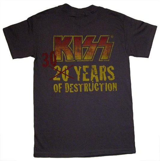 Kiss 30 Years of Destruction T-Shirt - Flyclothing LLC