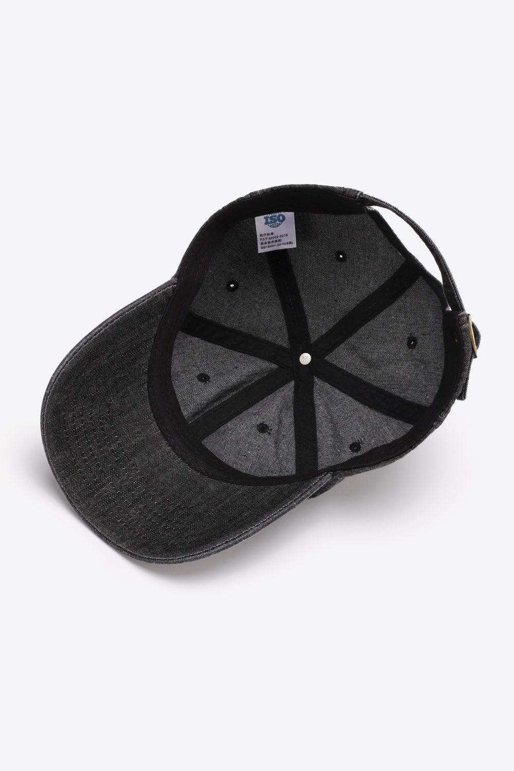 Plain Adjustable Baseball Cap - Trendsi - Flyclothing LLC