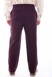 Scully BURGUNDY WOOL BLEND GENT PANT - Scully Leather - Flyclothing LLC
