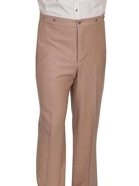 Scully Leather Tan Wool Blend Gent Mens Pant - Scully Leather - Flyclothing LLC