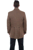 Scully TAN PLAID TOWN COAT - Scully Leather - Flyclothing LLC