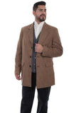 Scully TAN PLAID TOWN COAT - Scully Leather - Flyclothing LLC