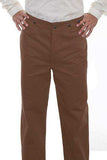 Scully Leather Brown Herringbone Vigilante Mens Pant - Scully Leather - Flyclothing LLC