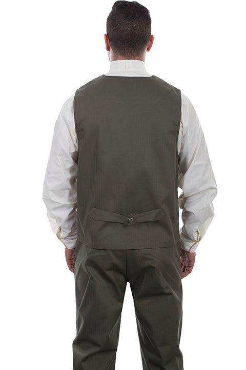 Scully ARMY HERRINGBONE UNLINED VEST - Scully Leather - Flyclothing LLC