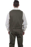 Scully ARMY HERRINGBONE UNLINED VEST - Scully Leather - Flyclothing LLC