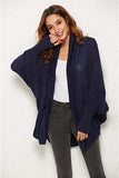 Open Front Batwing Sleeve Cardigan - Trendsi - Flyclothing LLC