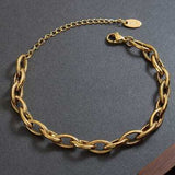 Titanium Steel Chain Bracelet - Trendsi - Flyclothing LLC