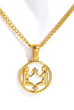 Constellation Pendant Stainless Steel Necklace - Trendsi - Flyclothing LLC