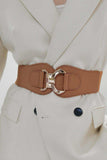Alloy Buckle Elastic Belt - Trendsi - Flyclothing LLC