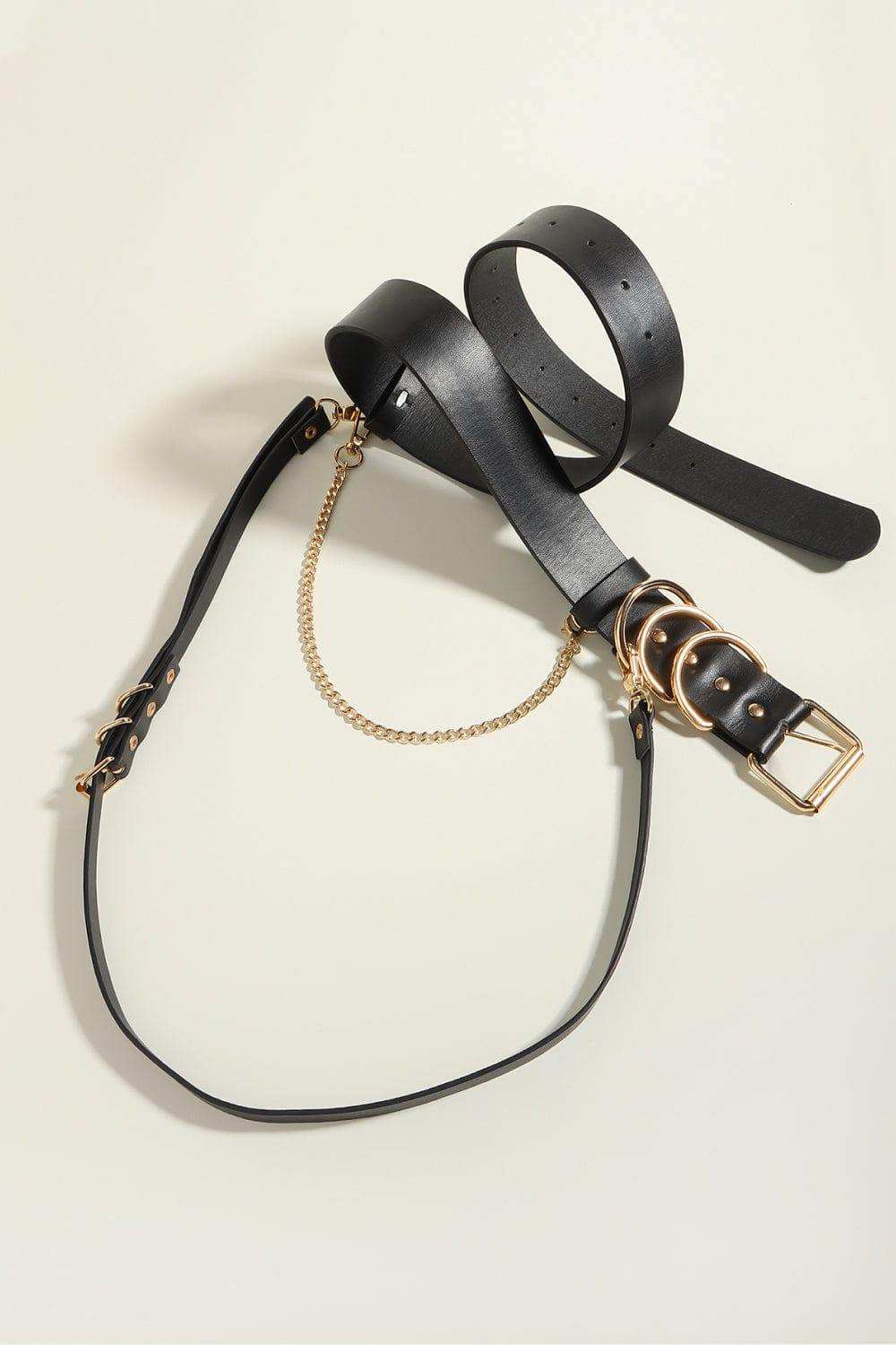 Punk PU Belt - Trendsi - Flyclothing LLC