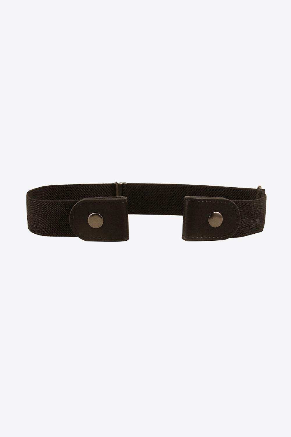 PU Elastic Snap Closure Belt - Trendsi - Flyclothing LLC