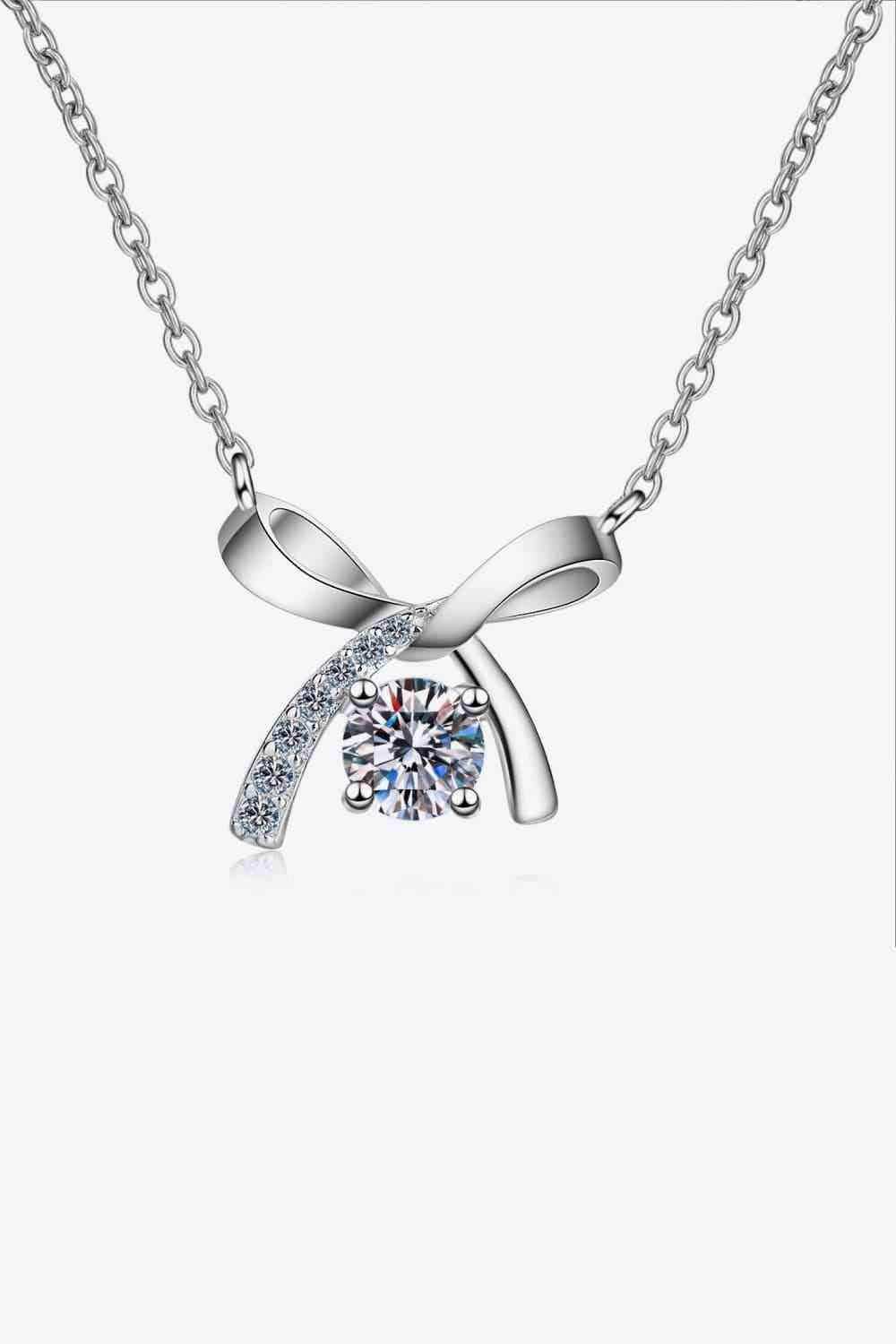 Moissanite 925 Sterling Silver Necklace - Trendsi - Flyclothing LLC