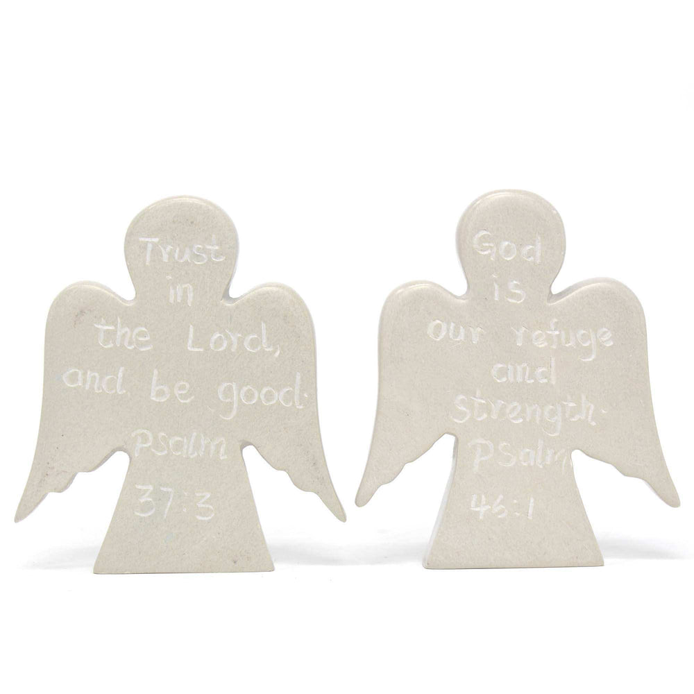 Angel Devotional Tokens with Psalm Inscriptions, Set of 2 - SMOLArt - Flyclothing LLC